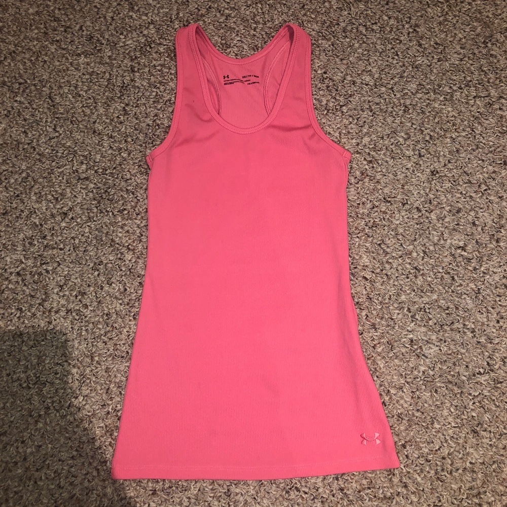 pink under armour tank top